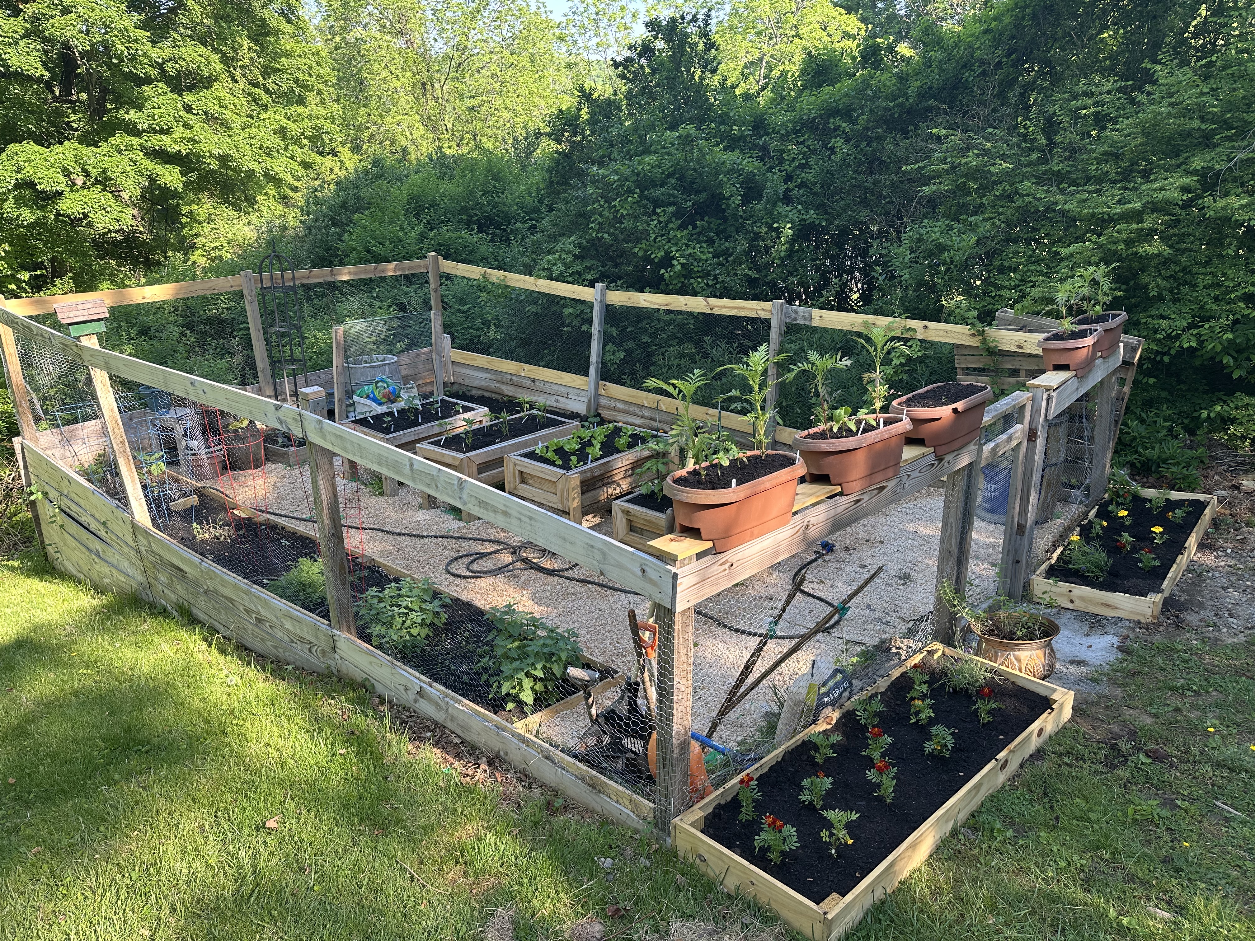 Aggressively proud of all of the gardening and landscaping we’ve tackled in the last few weeks! 